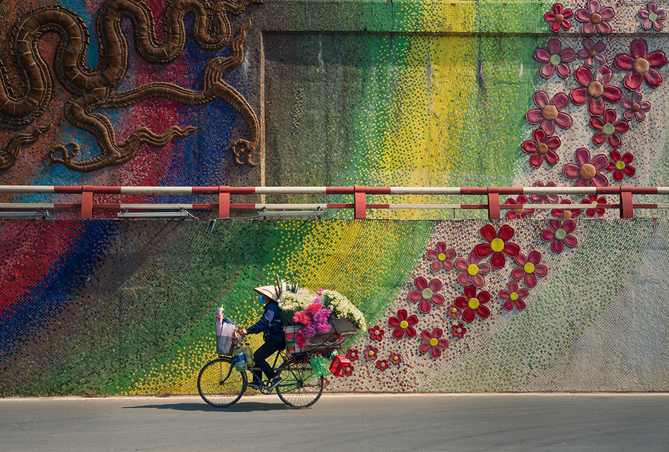 Bike with Flowers © Thanh Nguyen Phuc, Vietnam, Winner, Open, Travel, 2022 Sony World Photography Awards.