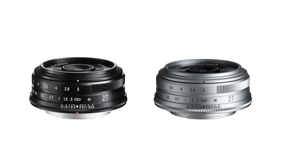 Das Voigtländer 27 mm / 1:2,0 Ultron für den X-Mount von Fujifilm gibt es in schwarz und in silber.