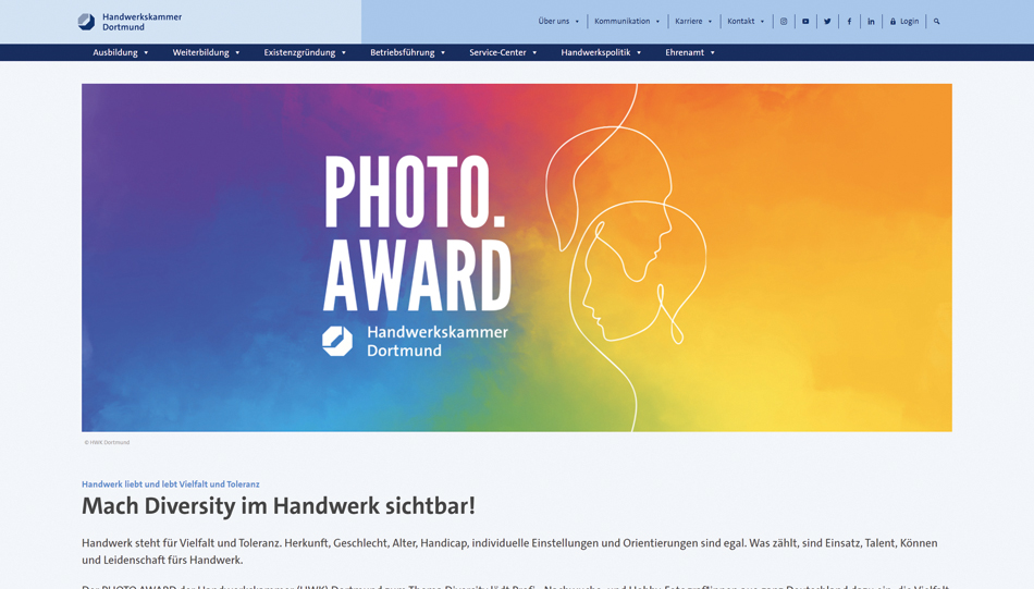Fotowettbewerb der Handwerkskammer Dortmund